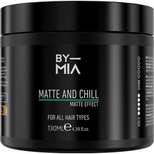 By Mıa Matte And Chill Ultra Doğal Mat Görünüm | Süper Yüksek Tutuş | Erkekler ve Kadınlar Için Saç Vaksı 130 ml