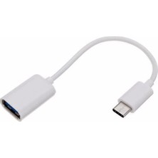 Otg Type C To USB Çevirici & Dönüştürücü Adaptör Kablolu Otg