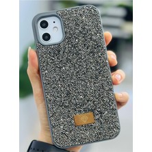 Go Aksesuar 11 ile Uyumlu Elmas Tasarımlı Taşlı Işıltılı Parlak Pırlanta Silikon Kılıf