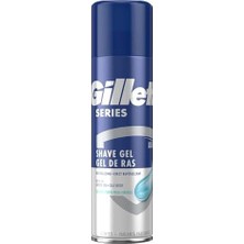 Gillette Series Erkekler Için Yeşil Çay Içerikli Canlandırıcı Tıraş Jeli, 200ML