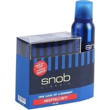 Snob Classic Eau De Toilette & Deodorant Seti