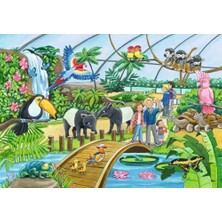 2X24 Parça Puzzle Zoo Renkli 3+
