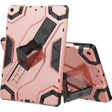 iPad Pro 11 ile Uyumlu  Uyumlu Kılıf Stand Özelliği El Geçmeli Tasarım 2mm Kamera Koruma Darbeye Dayanıklı Shockproof Vegapad Model Rosegold
