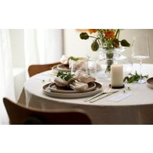 Studio Round Studıo Round Storm Paslanmaz Çelik Çatal Bıçak Takımı 16 Parça Bal Rengi