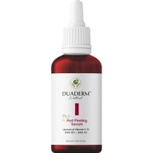 Duaderm Kırmızı Peeling Serum, Aha%10 + Bha%2 + E Vitamini%1, Akne Karşıtı ve Onarıcı, 30 ml