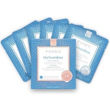 H2OVERDOSE Advanced Collection 2.0 Ufo Aktif Maske - Nemlendirici - Güzellik ve Kişisel Bakım - Hyaluronik Asit ve E Vitamini - Tüm Cilt Tipleri - Kuru ve Pullanan Cilt - 1 Pakette 6 Adet