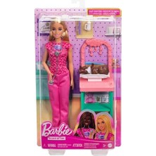 Kariyer Oyun Setleri - Doktor Bebek Çocuk Doktoru, Sarışın Bebek, 1 Bebek Figürü, Mobilya ve Aksesuarlar JCR72