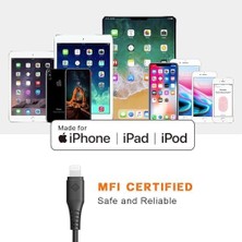 Type-C Lightning Hızlı Şarj Kablosu Beyaz 1.2 Metre