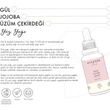 Polente Natural - Gül & Jojoba Canlandırıcı Yüz Yağı (30 Ml)