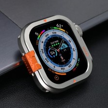Apple Watch Ultra / Ultra 2/3 49 mm Metal Kasa + Curved Glass Kırılmaz Cam