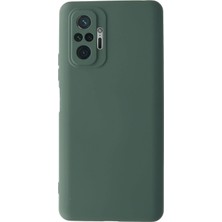 Kzy Iletişim 10 Pro ile Uyumlu Kapak Içi Kadife Kamera Korumalı Lansman Silikon Kılıf - Yeşil