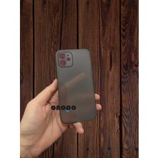 Iphone 12 Düz Kamera Korumalı Kılıf (Titanium)