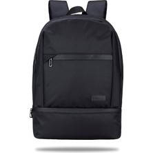 BP-IT900 Benevento Serisi 15,6"su Geçirmez Kumaş,su Geçirmez Fermuar, Laptop,notebook Sırt Çantası-Siyah