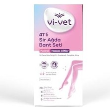 Vi-Vet Sir Ağda Bant Seti Pudralı (Yeni), 41 Adet