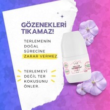 Doğal Alüminyumsuz Alkolsüz Parabensiz Vegan Çiçeksi Kokulu Roll-On Deodorant 1 Adet 50ML