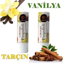 Petekoğlu (2 Adet) Dudak Kremi Propolis Bal Tarçın Sarı Kantaron Vanilya Shea Hindistan Cevizi Nar Çekirdeği Nemlendirici, Koruyucu Onarıcı