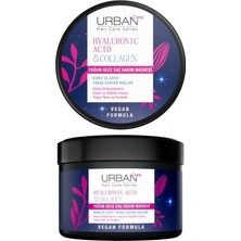 Urban Care Hyaluronik Asit & Kolajen Kuru ve Cansız Saçlara Özel Yoğun Gece Saç Bakım Maskesi 230 Ml-Vegan