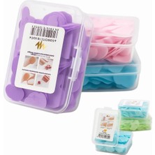 3’lü Renkli Kalp Şekilli Taşınabilir El Sabunu – Hijyenik Tek Kullanımlık Sabun Kutusu