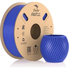 Creality Ender Pla Filament 1,75 Mm, 3D Yazıcı Filament 300 Mm/sn'ye Kadar Yüksek Hız, Geri Dönüştürülebilir Karton Makara, Çoğu Fdm 3D Yazıcıya Uygun - 1 kg (2,2 Lb) Mavi