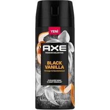 Axe Premium Collection Erkek Sprey Deodorant Black Vanilla 150 ml