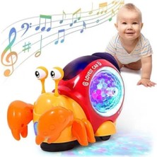 Brother Toys Işıklı ve Müzikli Emeklemeye Yardımcı Yengeç Turbo Benzeri Salyangoz