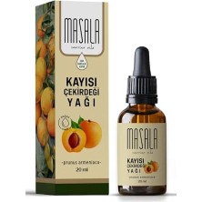 Masala Saf Kayısı Çekirdeği Yağı 20 Ml. (Apricot Kernel Oil) Soğuk Pres