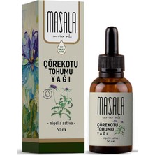 Masala Çörekotu Yağı 50 Ml. Soğuk Pres (Black Cumin Seed Carrier Oil)