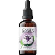Kaoils Üzüm Çekirdeği Yağı 30 ml (Grape Seed Oil) -%100 Doğal ve Saf & Soğuk Sıkım | Antioksidan Zengini