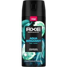 Brf Store Axe Premium Collection Aqua Bergamot Erkek Sprey Deodorant 150 ml Ferahlatıcı Etki ve Esansiyel Yağlar