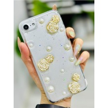 Go Aksesuar 7-8 - Se 2020 - Se 2022 ile Uyumlu Inci Gül Oyuncak Tasarımlı Silikon Kılıf