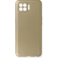 Evolvera Oppo Reno 4 Lite Kılıf First Silikon - Gold
