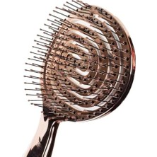 Nascita Pro 3D Flexi Kontrol Açma Tarama Saç Fırçası Krom - 35