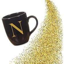 HKSN101 N Harfli Kupa Bardak, Siyah