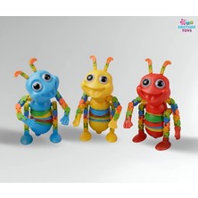 Brother Toys Eklemleri Hareketli Eğitici Çıngıraklı Akrobat Karınca 1 Adet 17 Cm.