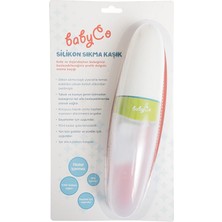 BabyCo Baby Co Sıkma Silikon Mama Kaşığı (2 Adet)