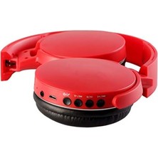 Mf Product Acoustic 0235 Kablosuz Kulak Üstü Bluetooth Kulaklık Kırmızı