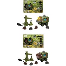 Crazoo Dino Sök Tak Dinozor T-Rex/triceratops 27 Parça 2 Adet