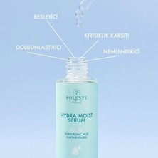 Polente Natural - Hydra Moıst Serum -%2 Hyalüronik Asit, Panthenol Dolgunlaştırıcı Nemlendirici Serum (30 Ml)