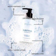 Polente Natural - Purifying Cleansing Gel Arındırıcı Yüz Yıkama Jeli/yağlı ve Akneye Yatkın Ciltler (200 Ml)