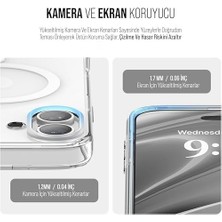 Uyumlu Şeffaf Sert Kristal Mika Sararmaz Kılıf (16)