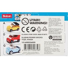 Power Bricks Yeşil Araba Yapım Seti, 57 Parça