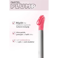 Pastel Plump Up Extra Hydrating Plumping Gloss - Dolgunlaştıran Dudak Parlatıcısı, 206 Chic, 5,3 ml