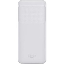 EP92 18000 Mah Powerbank 2x USB Taşınabilir Şarj Cihazı Beyaz