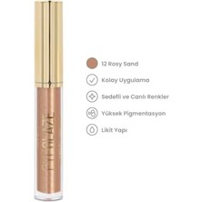 Golden Rose Eye Glaze Liquid Eyeshadow No:12 Rosy Sand - Far