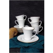 Porselen  Dalı 02 Çay Fincan Takımı BHD02CT23