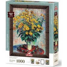 Kudüs Enginar Çiçekleri, Claude 1000 Parça Çerçeveli Puzzle