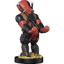 Gaming Cable Guys - Deadpool Arka Görünüm Şarj Telefonu ve Kumanda Tutucu - Elektronik Oyunlar, Kırmızı