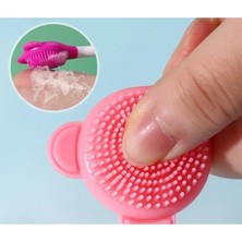 Cilt Bakım Fırçası ve Maske Sürme Spatulası, Iki Yönlü Cilt Bakım ve Maske Uygulama Fırça Takımı, Silikon Uçlu Cilt, Yüz Temizlik, Bakım ve Maske Uygulayıcı Fırça Spatula Set, Çok Fonksiyonlu Spatula