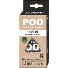 Poo 100% Recycled Dışkı Poşeti 4X15 Yaprak