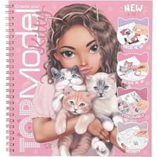 13038 Kedileri Tasarlamak Için 47 Sayfalı Boyama Kitabınızı Oluşturun, Motifler, 5 Çıkartma Sayfası Içerir, Çok Renkli